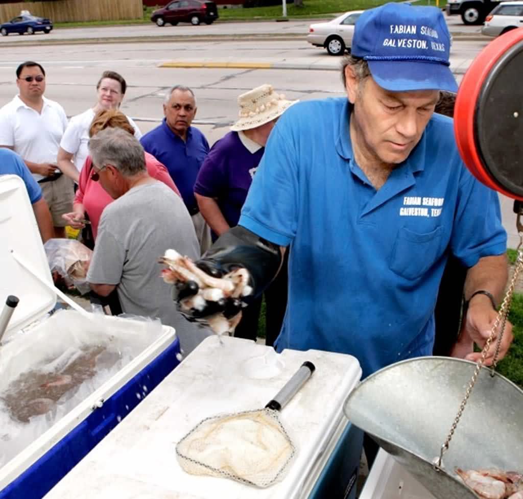 Fresh Shrimp from Fabian Seafood Galveston Texas Home